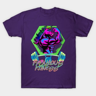 Fabulous Fitness Unicorn Pride T-Shirt